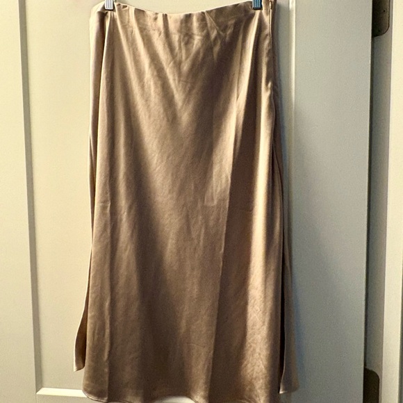 Satin Midi Skirt - Picture 1 of 5